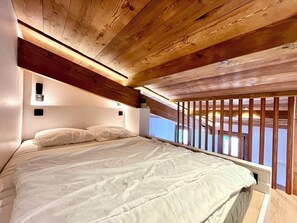 Room - Charming studio with mountain view & balcony (Combloux)