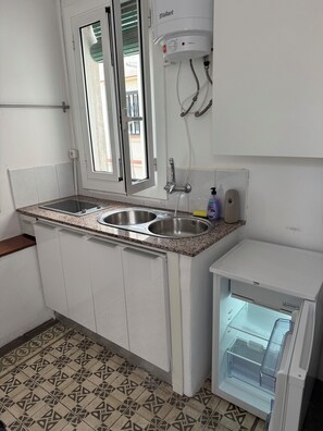 Private kitchen - Penthouse one step away from Plaza España with private terrace! (Barcellon)