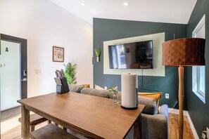 Inviting dining area beside the living space with a large table - 6mile to Disney • OC • 5mi to airport • Garage (Santa Ana)