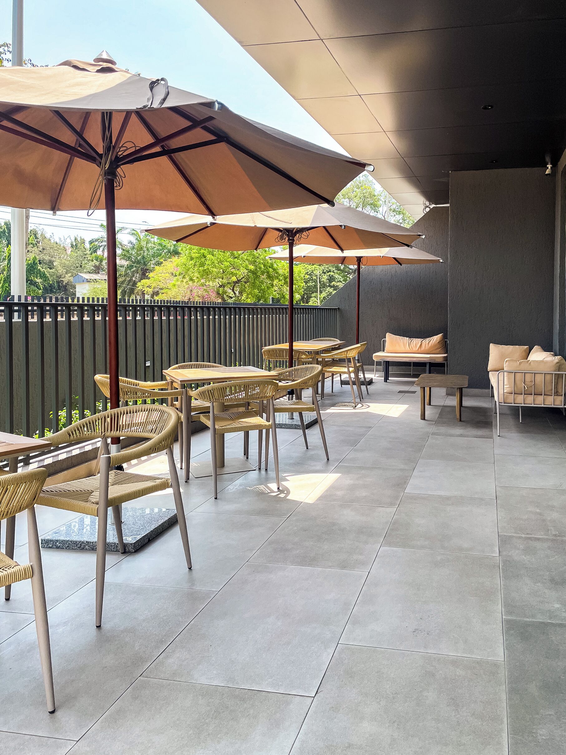 Opções para refeição ao ar livre