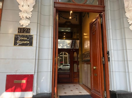 Exterior detail. Hotel Casa Recoleta