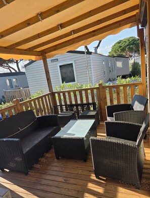 Terrace/patio - Mobil-Home Mar Estang (Canet-en-Roussillon)