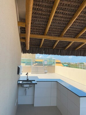 Terrace/patio - Your complete studio apartment in Porto de Galinhas, sun and sea! (Ipojuca)