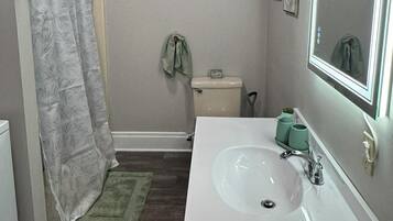 Towels, soap, toilet paper