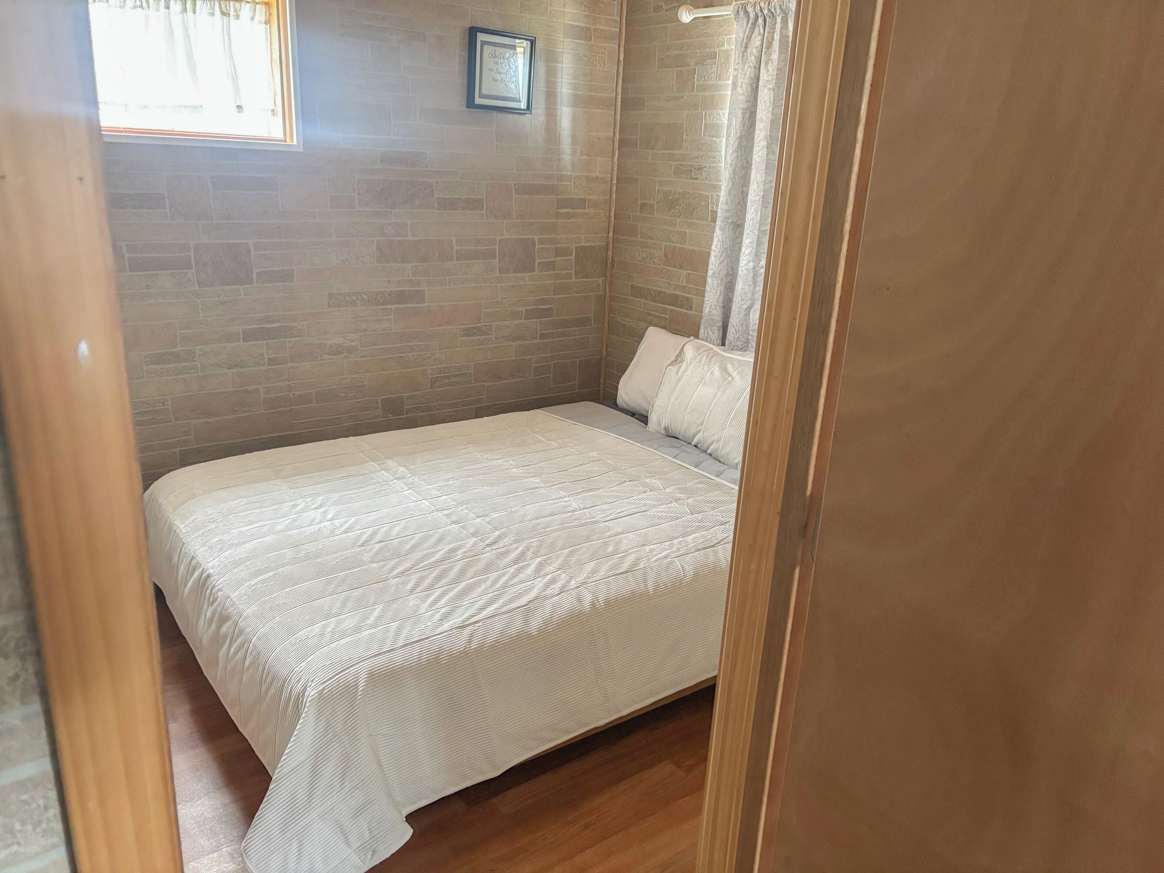 Ferienhütte, 2 Schlafzimmer, Terrasse, Strandblick