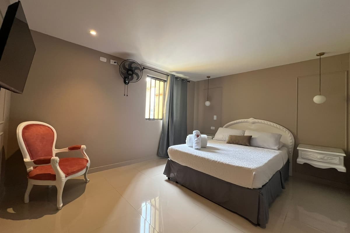 Basic Double Room, Balcony, City View