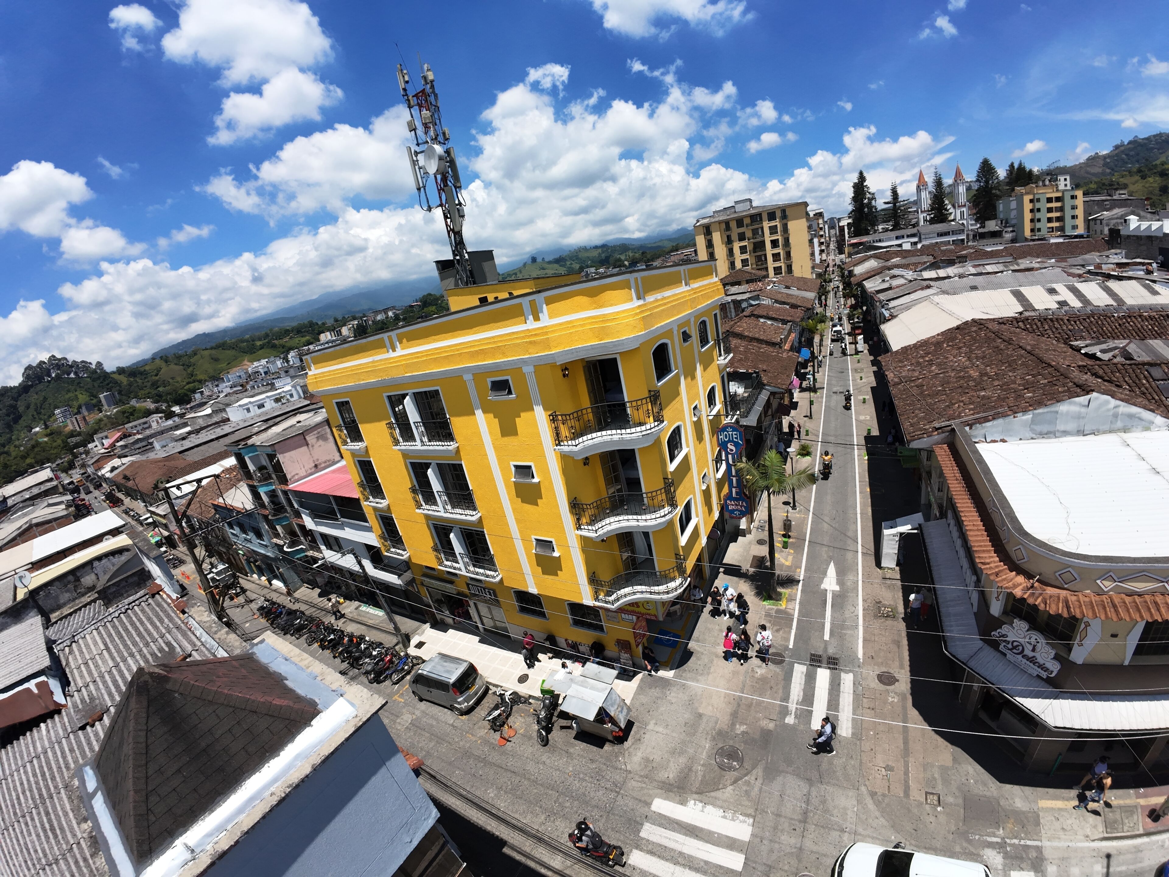 Fachada de la propiedad