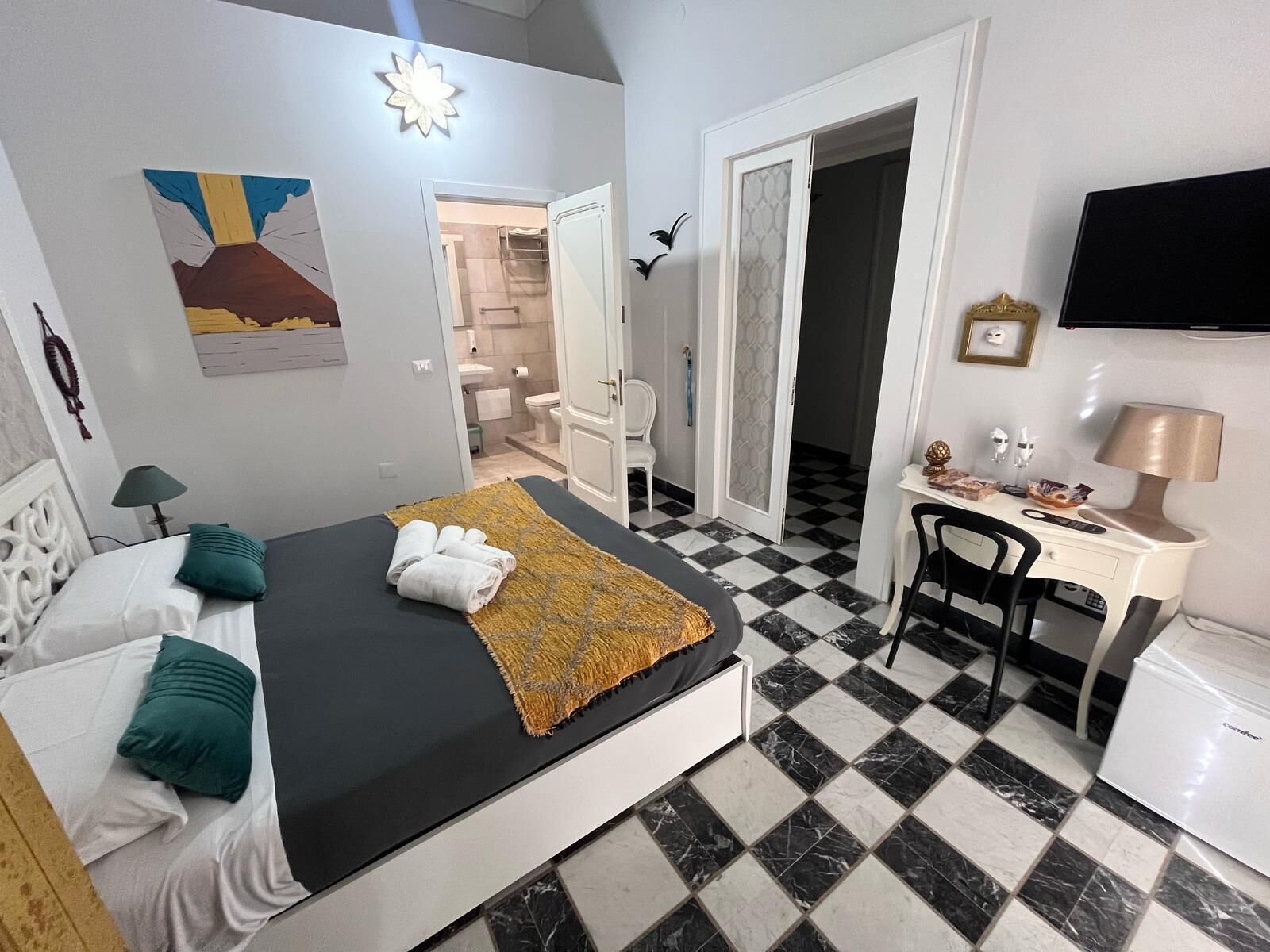 Dobbeltværelse - balkon - byudsigt