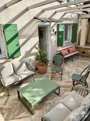 Terrace/patio - Character house in the heart of Marseille with sunny garden in absolute calm (Marseille)