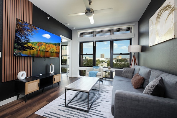 Apartment, 1 King Bed with Sofa bed, Non Smoking, Kitchen | Living area