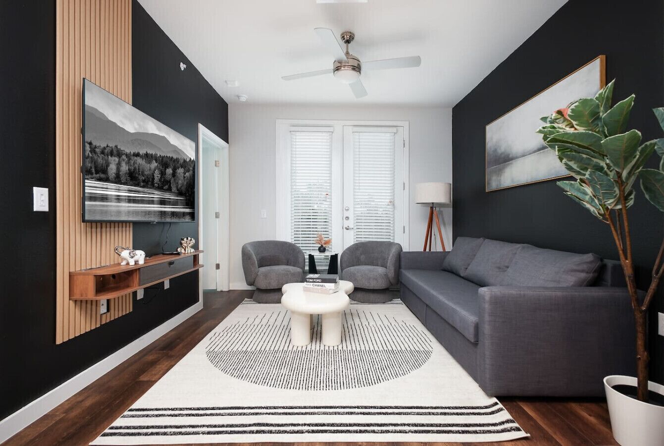 Apartment, 1 King Bed with Sofa bed, Non Smoking, Kitchen | Living area