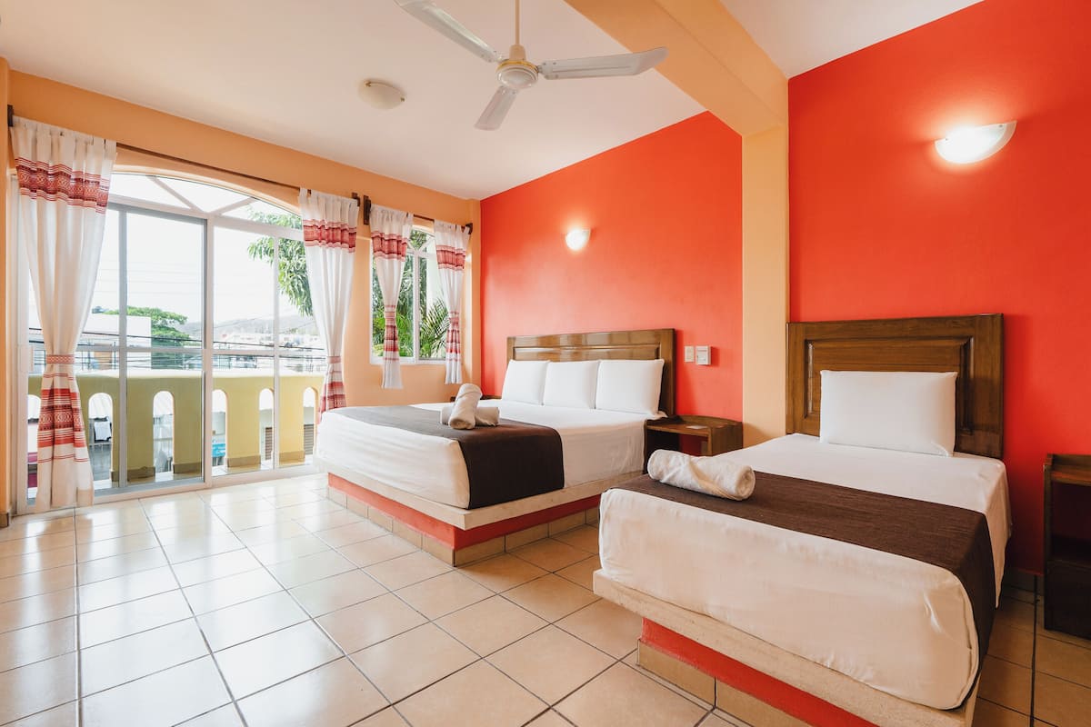 Family Double Room, Balcony, City View