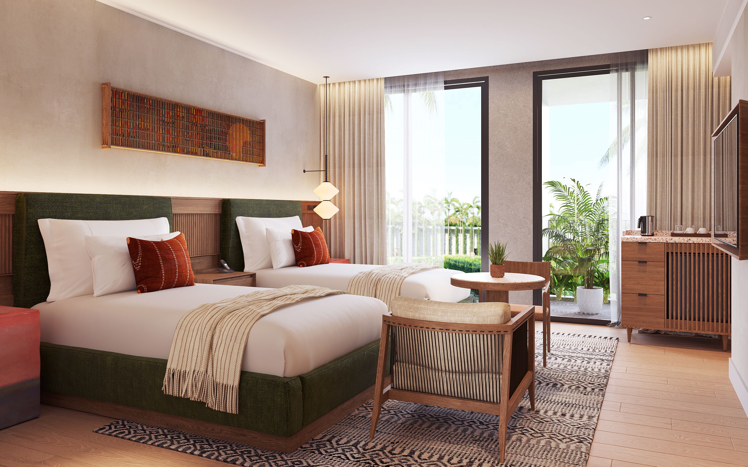 Minibar, in-room safe, desk, free cots/infant beds