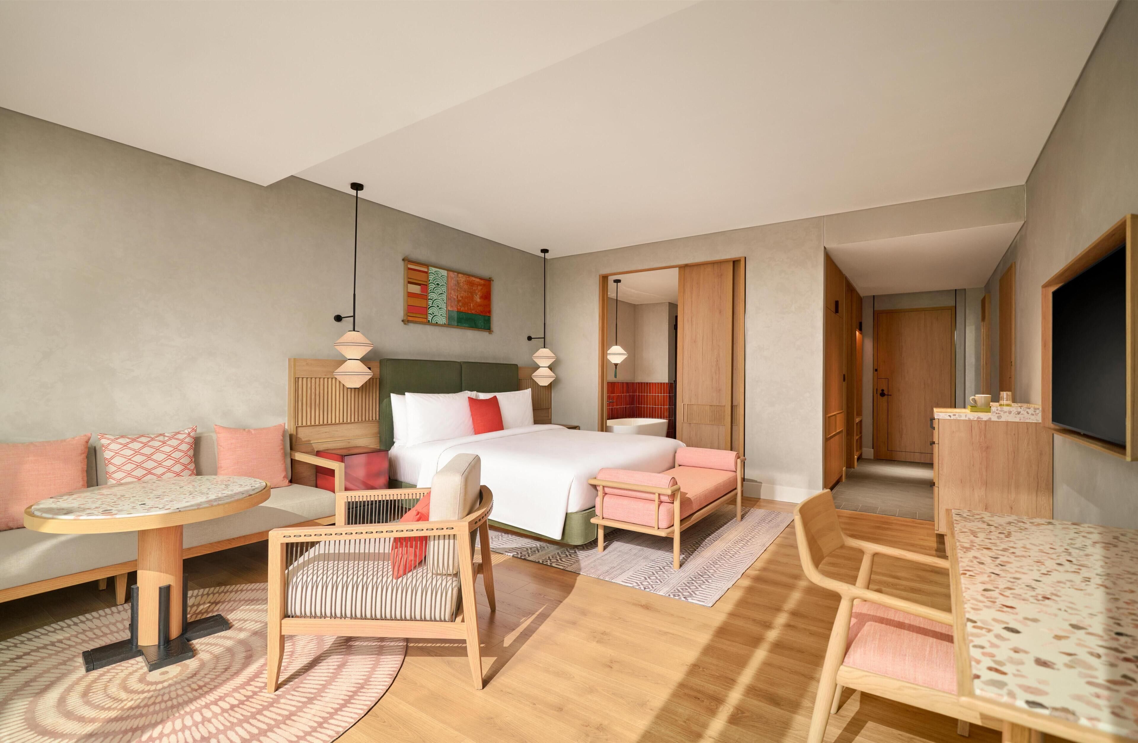 Deluxe kamer, 1 kingsize bed, balkon