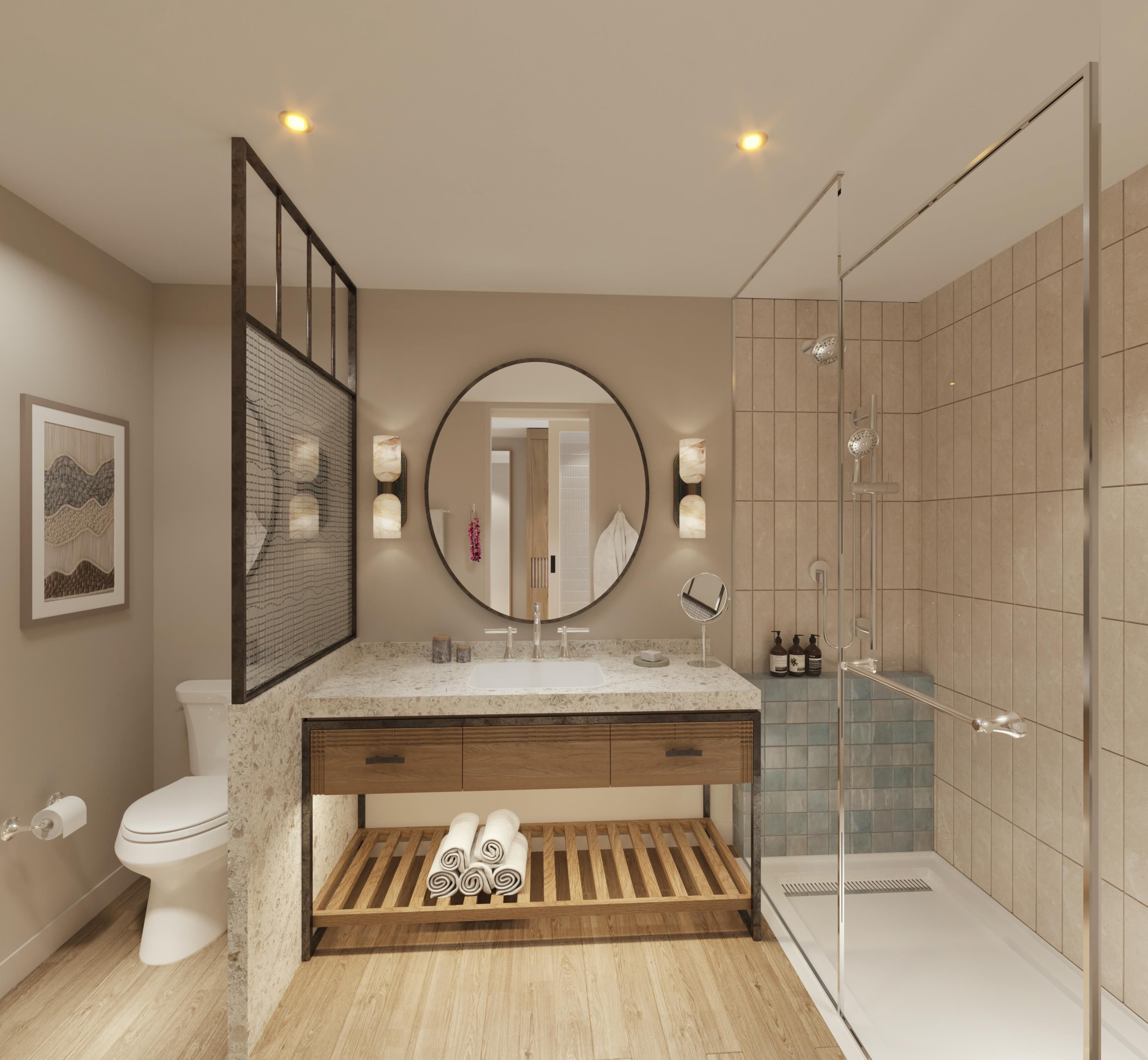 Bathroom shower