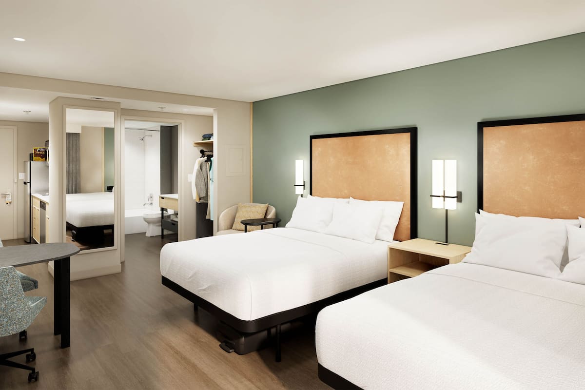 Studio Suite, 2 Queen Beds | Free WiFi