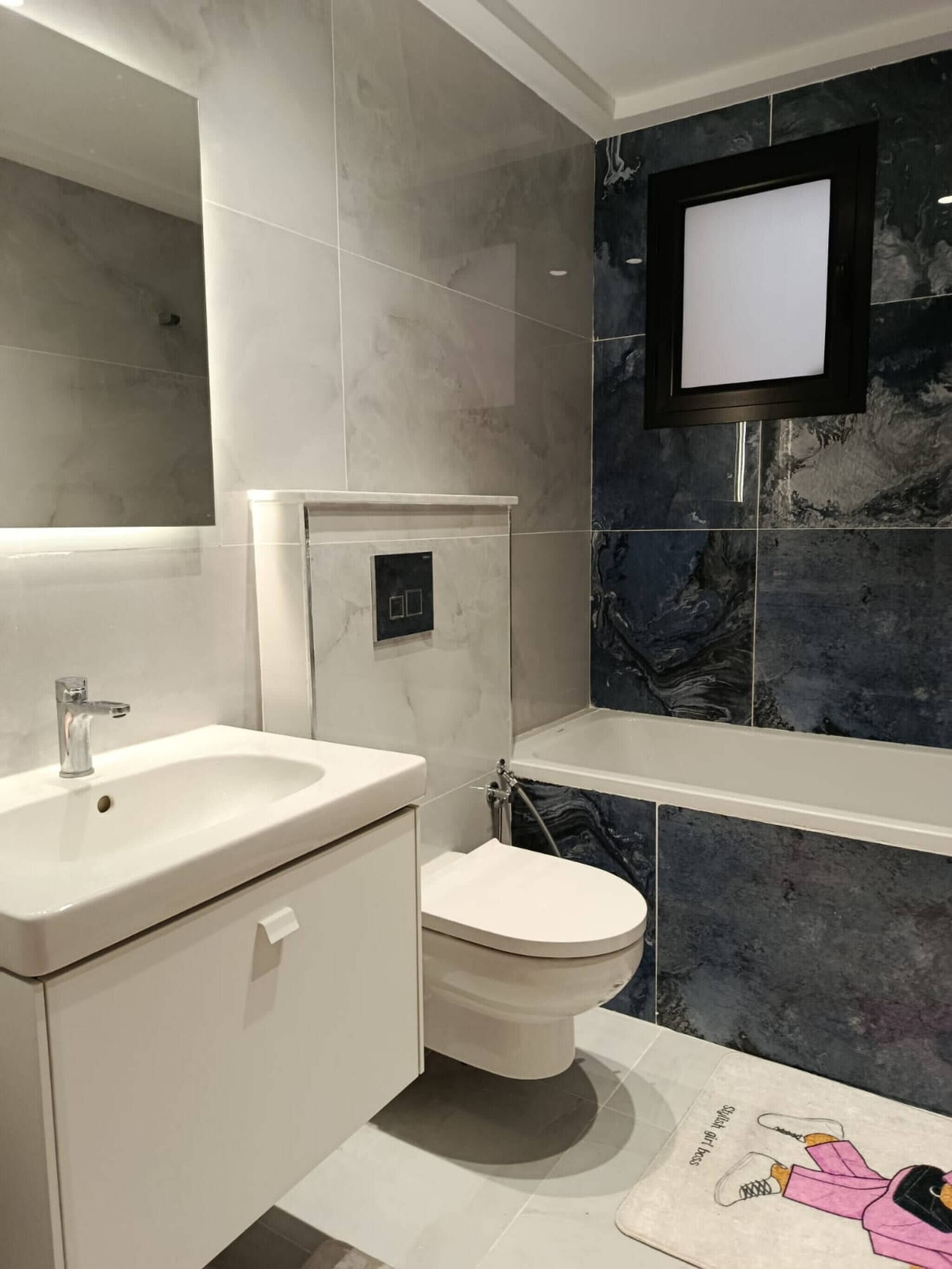 Apartamento, 2 quartos, acessível, para fumantes | Banheiro