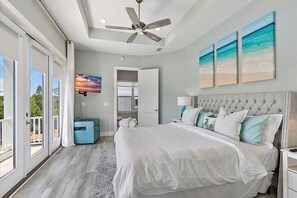 3 bedrooms, desk, iron/ironing board, free WiFi - Beach Oasis: Modern Home with Heated Pool, Private Yard - 3BR/2.5BA Near Beach (St. Augustine)