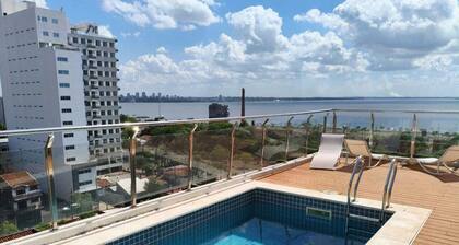 1 Central apartment with pool near the beach in San José and Costanera Shopping