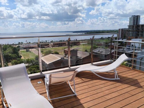 1 Central apartment with pool near the beach in San José and Costanera Shopping