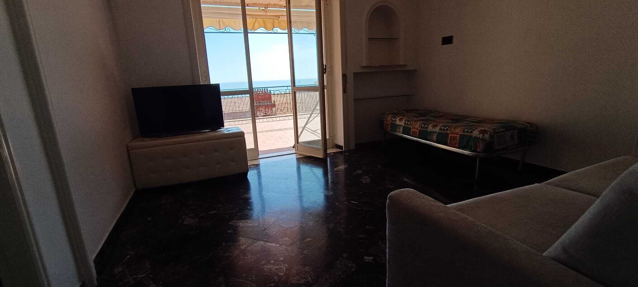 Family Penthouse, 1 Bedroom, Terrace, Sea View | Living area