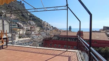 Penthouse familiar, 1 habitación, Terraza, vista al mar | Áreas de la propiedad