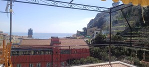 Family Penthouse, 1 Bedroom, Terrace, Sea View | Property grounds - Penthouse in the historical center with sea view 5 minutes away from main square (Amalfi)
