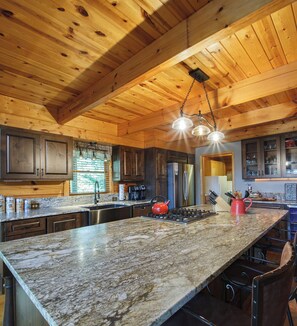 Private kitchen - Pine Ridge - Total Comfort and Privacy atop a Mountain Ridge (Tellico Plains)