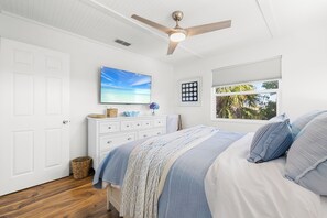2 slaapkamers, een strijkplank/strijkijzer, wifi, beddengoed