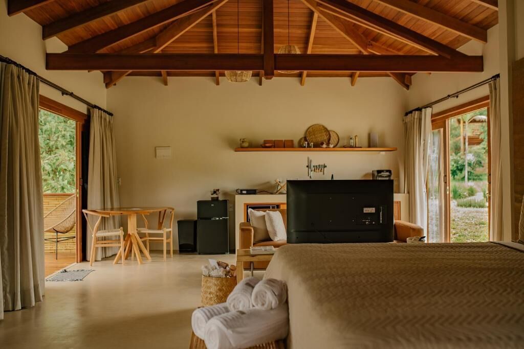 Chalet, Balkon, Bergblick