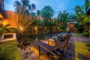 Terrace/patio - 3BR Villa White Rose Central Canggu (Canggu)