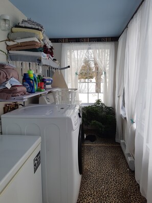 Interior - Historic Centennial House: Large courtyard for campfire and activities. (Albanel)