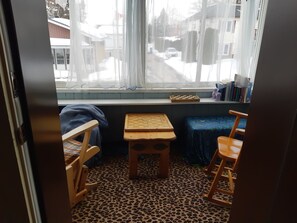 Interior - Historic Centennial House: Large courtyard for campfire and activities. (Albanel)