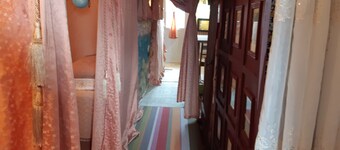 Maison Centenaire historique:  Grande cours pour feu de camp et activités.