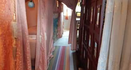 Historic Centennial House: Large courtyard for campfire and activities.