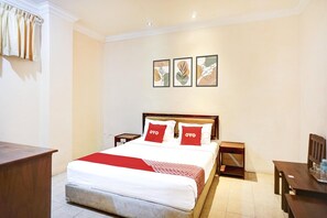 1 slaapkamer, een bureau, gratis wifi, beddengoed
