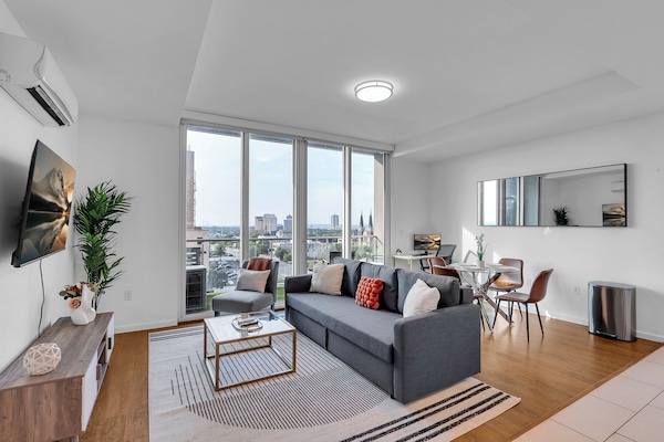 Apartment, 1 Queen Bed with Sofa bed, Non Smoking, Kitchenette | Living area