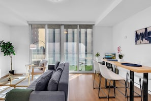 Apartment, 1 Queen Bed with Sofa bed, Non Smoking, Kitchenette | Living area - Meridia by Stylish Stays (Tulsa)