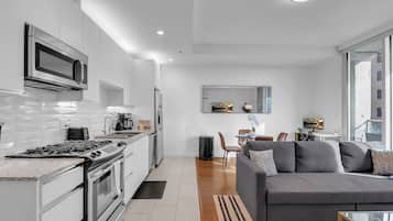 Leilighet, flere senger, ikke-røyk, tekjøkken | Eget kjøkken