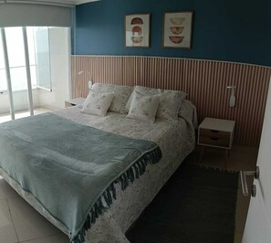 Room - Apartment in Concon, in front of the sea. Wonderful view. 5 people, very complete. (Concón)
