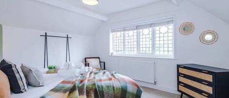 2 bedrooms, iron/ironing board, travel crib, WiFi