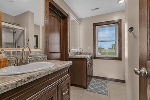 Hair dryer, towels - Long Lake Retreat w Boat, Kayaks & Fire Pit! (Underwood)