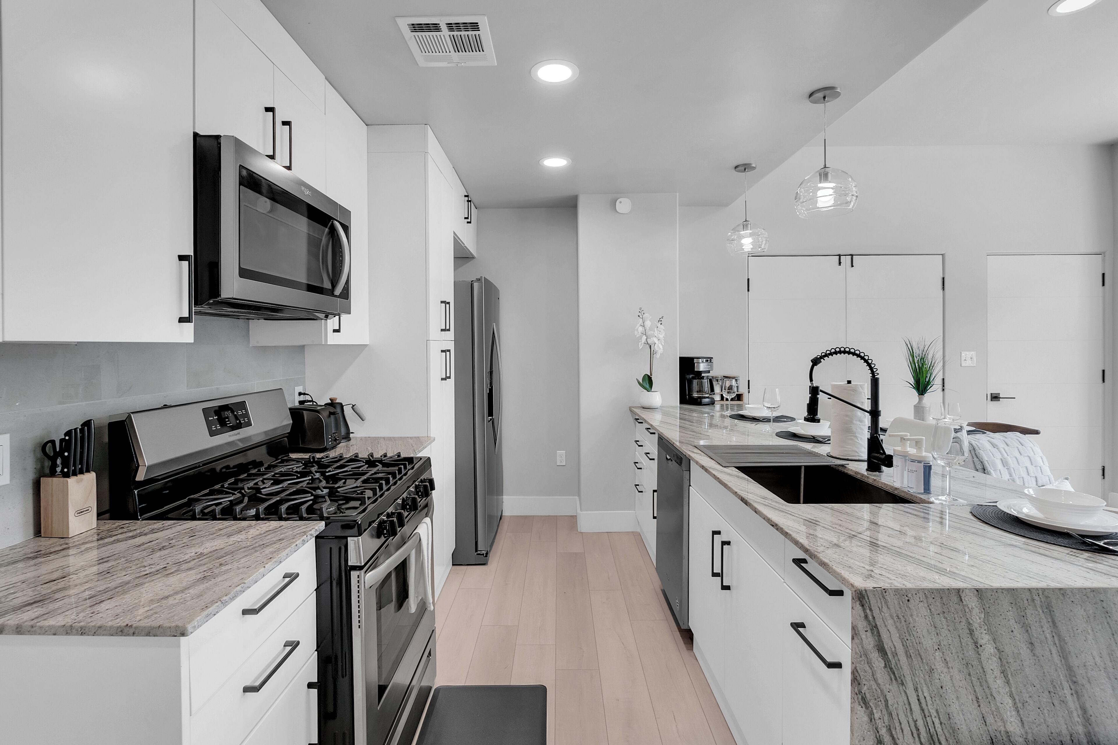 Departamento, 2 habitaciones, para no fumadores, cocina | Cocina privada