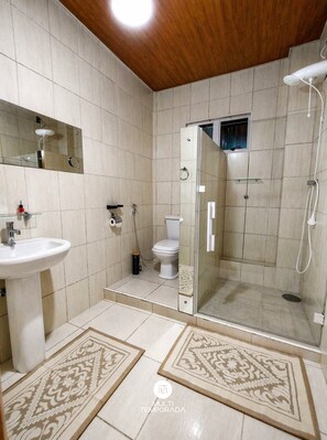 Premium-hus - aircondition - udsigt til lagune | Badeværelse