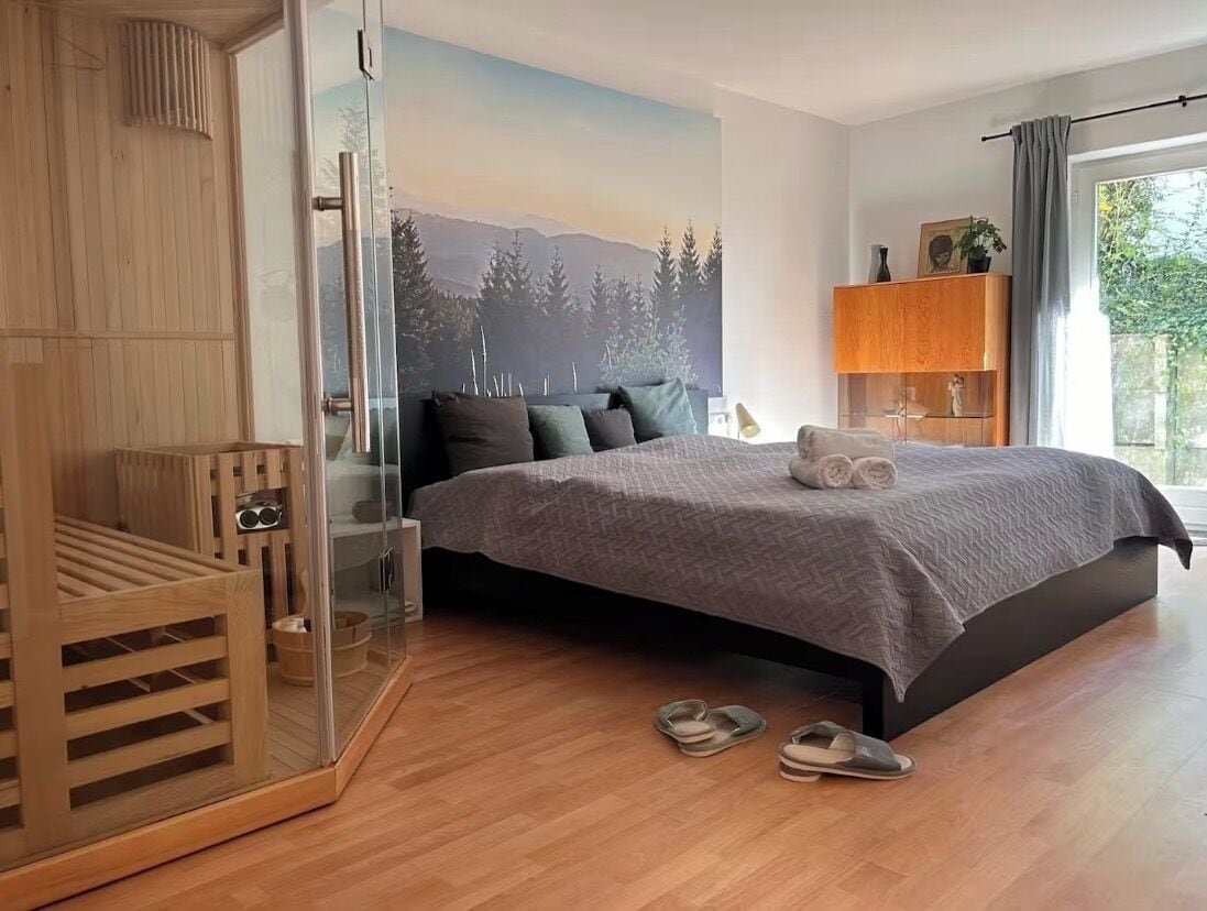 1 chambre, bureau, lit parapluie, Wi-Fi gratuit