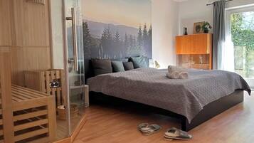 1 chambre, bureau, lit parapluie, Wi-Fi gratuit