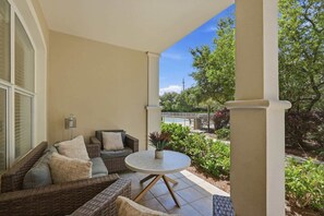 Terrace/patio - Summit Seagrove | Private Beach Steps Away (Santa Rosa Beach)