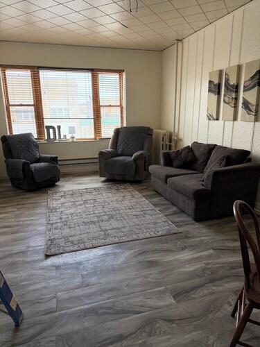 Cozy 1-bedroom apartment in soothing Devils Lake with AC close to many amenities