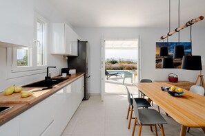Fridge, microwave, dishwasher, coffee/tea maker - Villa Aura Kastraki NAXOS (Kastraki)