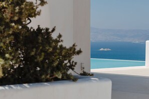 Property grounds - BLUE EYES VILLA Naxos Cyclades Greece (Naxos)